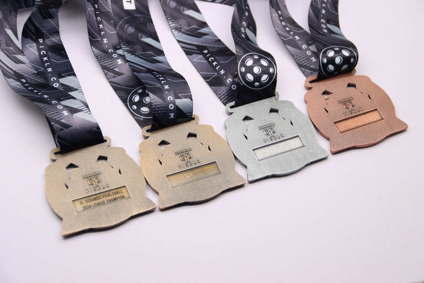 Pickleball Medals - Sponsored Awards for Pickleball Tournaments, Leagues and Events