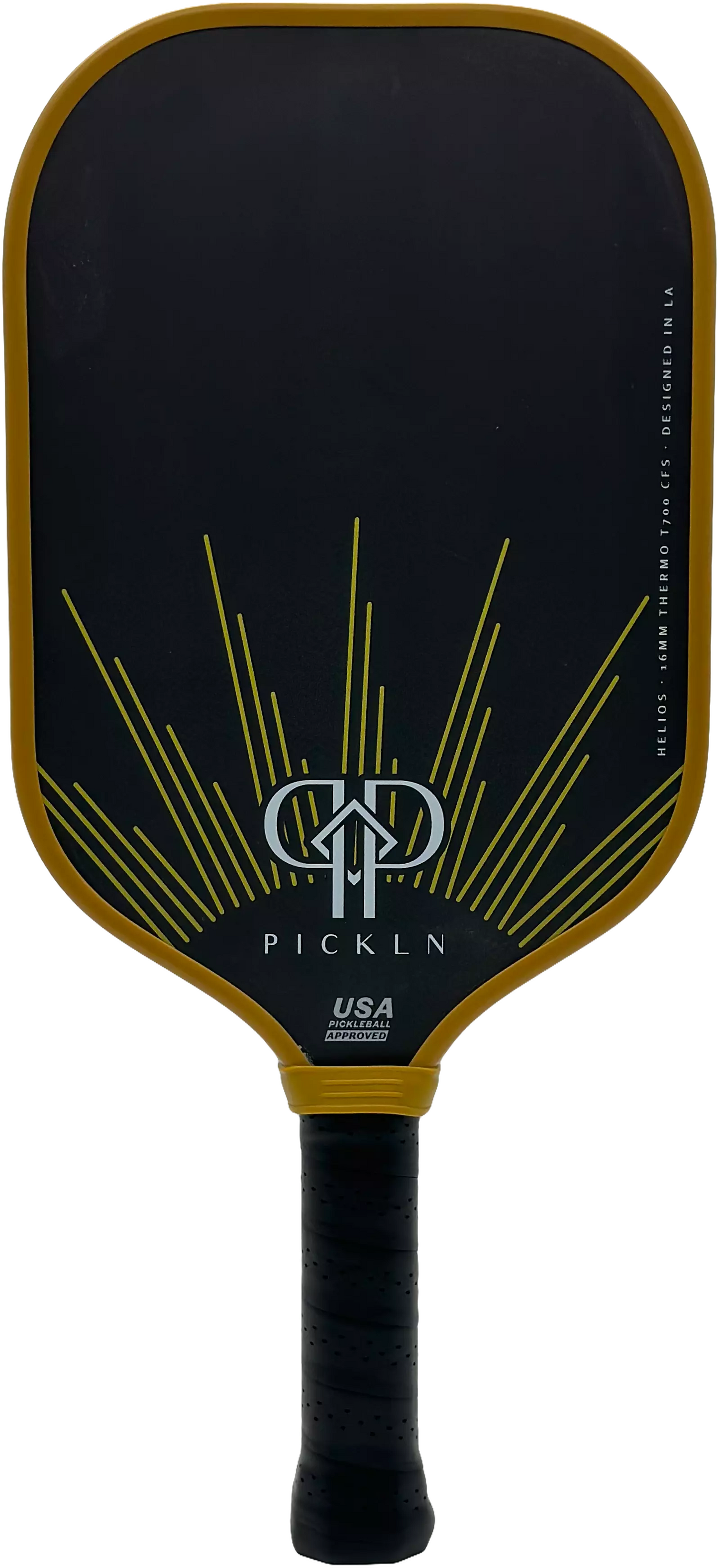 Helios: Elongated Gen2 Thermoformed 16MM Carbon Fiber Pickleball Paddle
