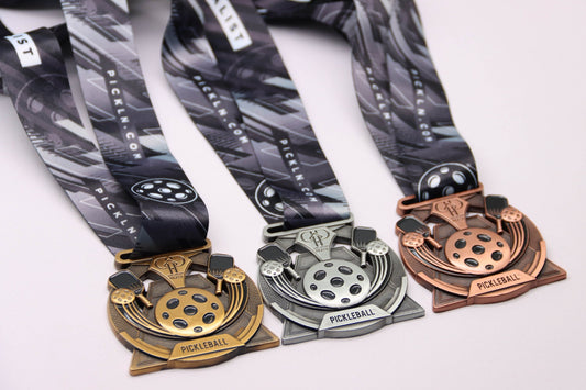 Pickleball Medals - Sponsored Awards for Pickleball Tournaments, Leagues and Events