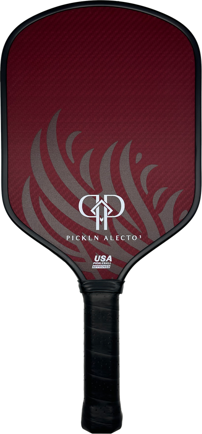 Gen3 Alecto3: Kevlar Hybrid Thermoformed 16MM DynamoCore Pickleball Paddle - Thermoformed Control with Power