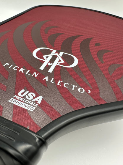 Gen3 Alecto3: Kevlar Hybrid Thermoformed 16MM DynamoCore Pickleball Paddle - Thermoformed Control with Power