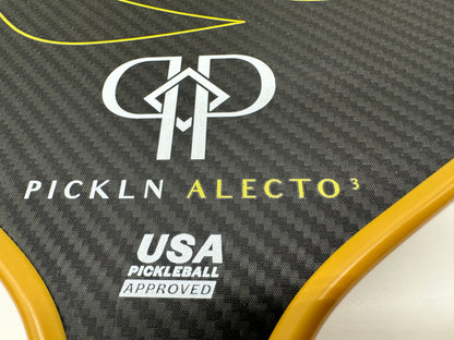 Gen3 Alecto3: Kevlar Hybrid Thermoformed 16MM DynamoCore Pickleball Paddle - Thermoformed Control with Power