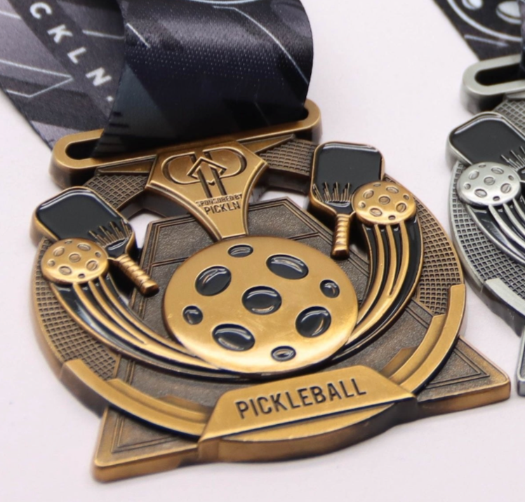 Pickleball Medals - Sponsored Awards for Pickleball Tournaments, Leagues and Events