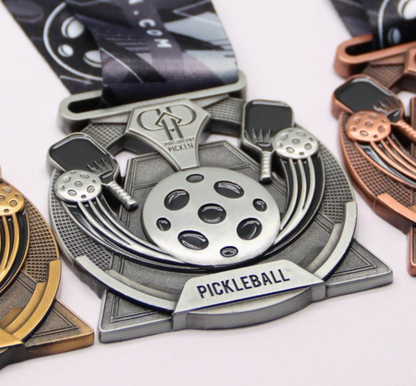 Pickleball Medals - Sponsored Awards for Pickleball Tournaments, Leagues and Events