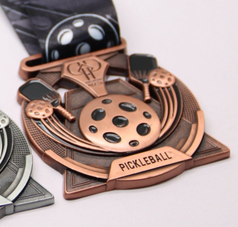 Pickleball Medals - Sponsored Awards for Pickleball Tournaments, Leagues and Events